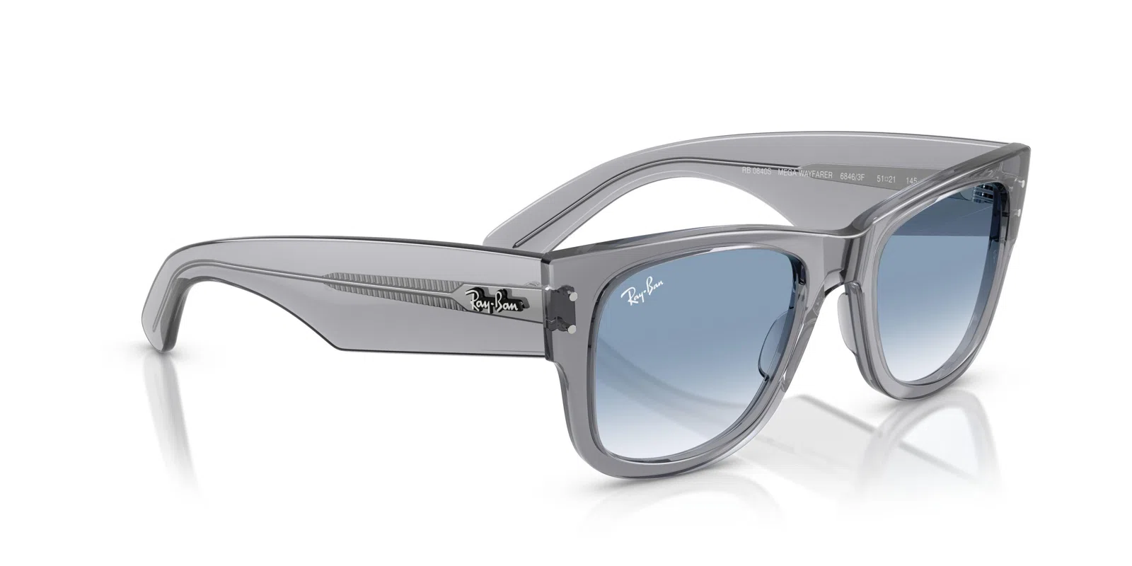 Ray-Ban Mega Wayfarer 0840S Sunglasses - view 87